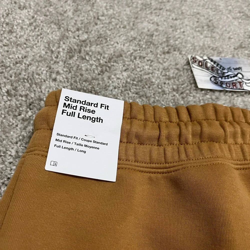 New Nike Tech Fleece Pants Flax Brown Jogger Sweatpants Sportswear Mid Rise - Picture 5 of 8